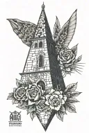 mole antonelliana + toro tattoo design idea