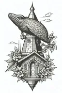 mole antonelliana + toro tattoo design idea