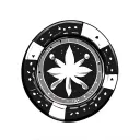 Poker Chip tattoo design idea