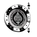 Poker Chip tattoo design idea