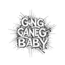 The words "Gang Baby" tattoo design idea