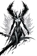 Warframe Mirage x Valkyr tattoo design idea