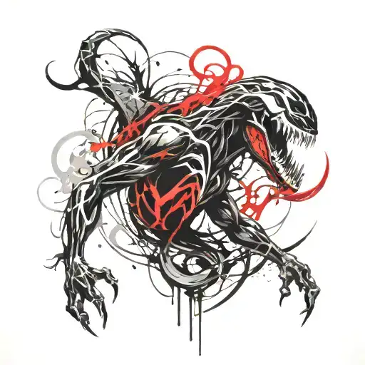 Venom Symbol tattoo design idea