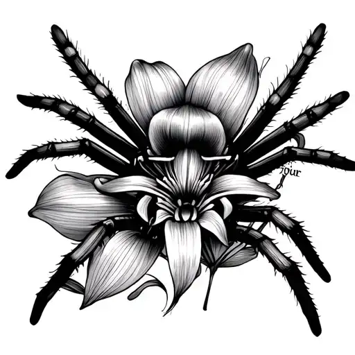 Tattoo art of the song Today Was Your Last Day by Nickleback with Spider Lillys  tattoo design idea