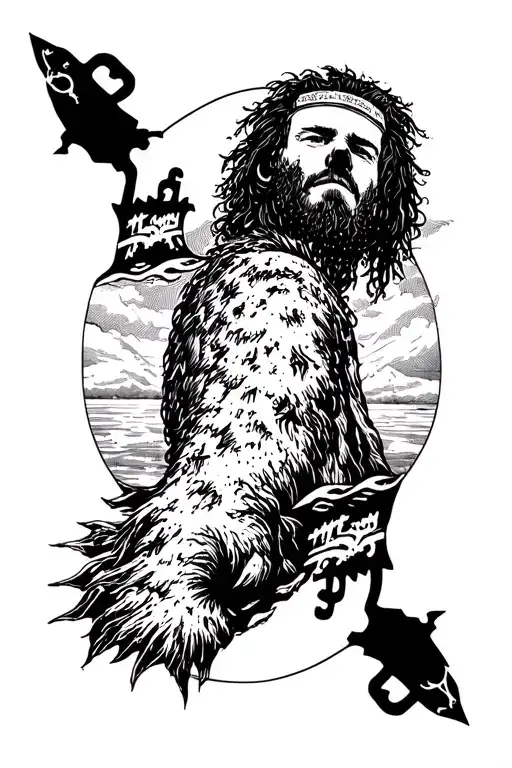 antarctica $uicideboy tattoo design idea