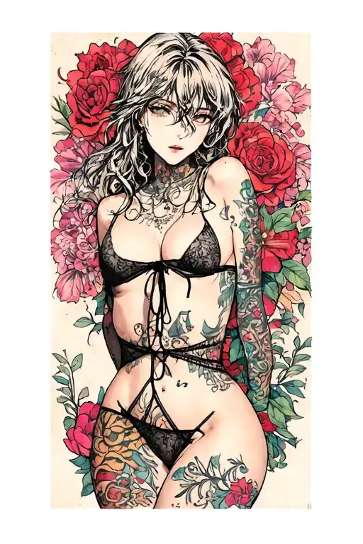 "male in female clothing" "prostitute" "arroused" "string thong" tattoo design idea