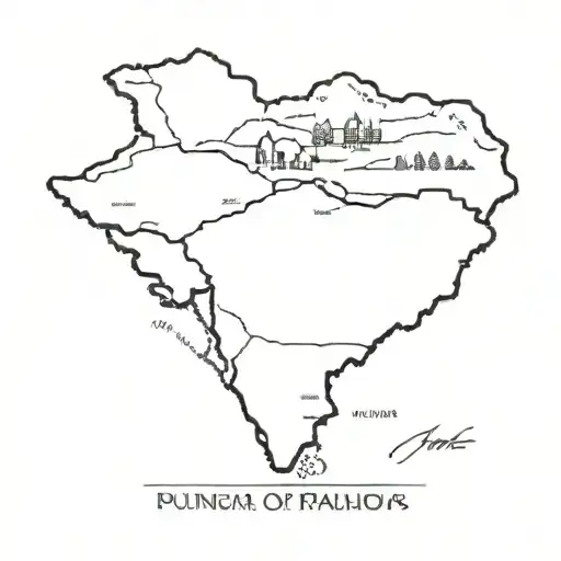 map of punjab before partition  tattoo design idea