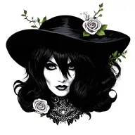 Elvira tattoo design idea