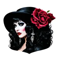 Elvira tattoo design idea