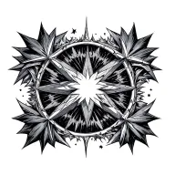 astronomy stars tattoo design idea