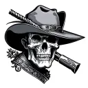 Western Tooling tattoo design idea