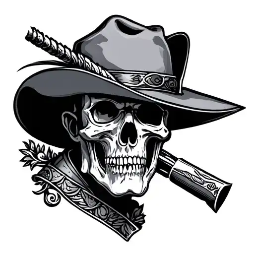 Western Tooling tattoo design idea