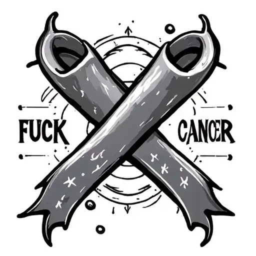 Fuck Cancer tattoo design idea