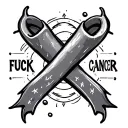 Fuck Cancer tattoo design idea
