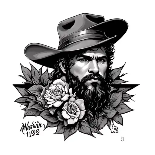 Marvin 9/21/1982 tattoo design idea