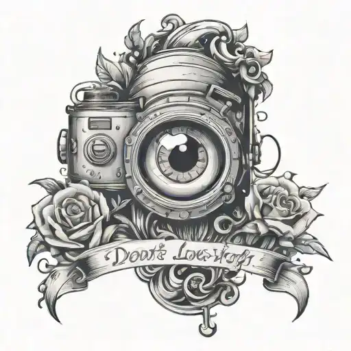 dont lose sight tattoo design idea