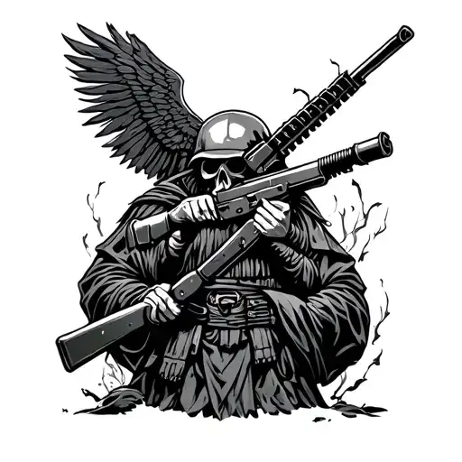 If You Want Peace, Prepare for War tattoo design idea