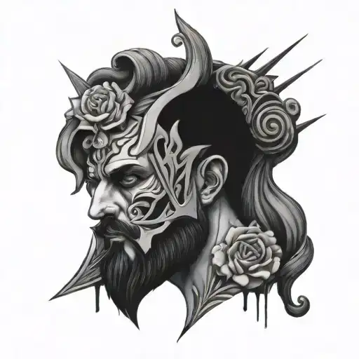 Damocles tattoo design idea
