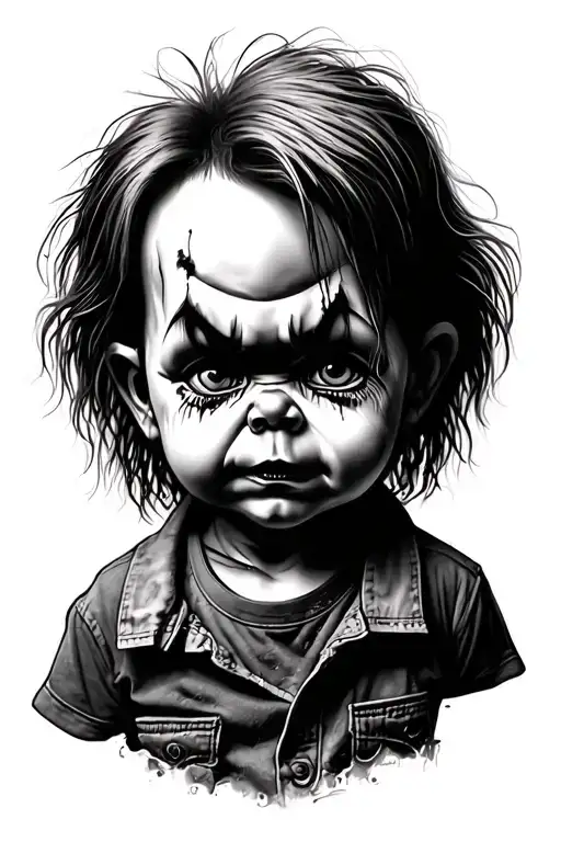 Chucky tattoo design idea