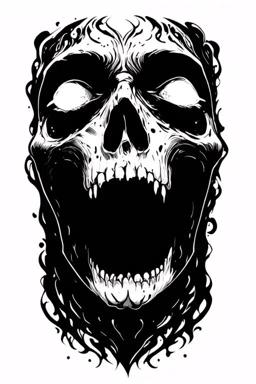 Maniac tattoo design idea