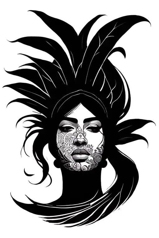 Virgin Shaka tattoo design idea