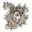 prince prabh tattoo design idea