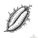 two peas in a pod tattoo design idea