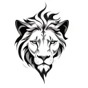 leo, aquarius, virgo zodiac sign tattoo design idea