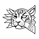 Aztec Jaguar Warrior Lucha Lucha Mask tattoo design idea