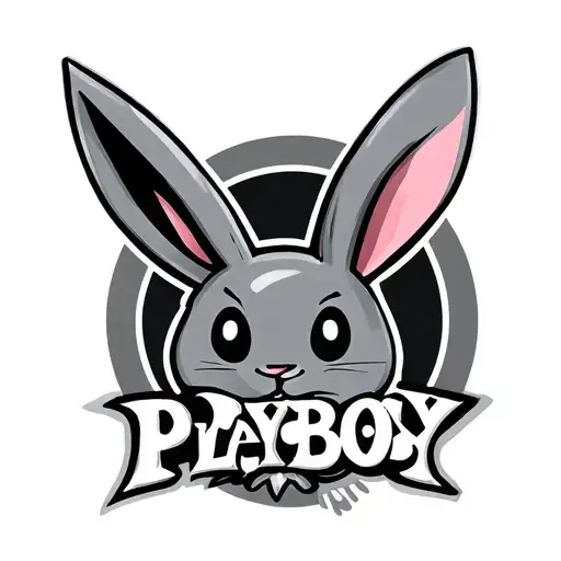 playboyy bunny logo tattoo design idea