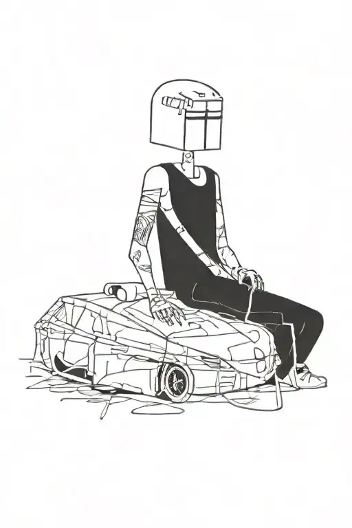 hacker tattoo design idea
