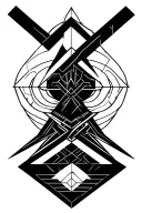 Discipline tattoo design idea