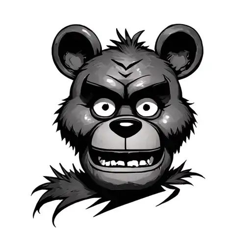 Five Nights At Freddy tattoo design idea