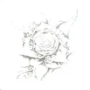 Oil tattoo design idea