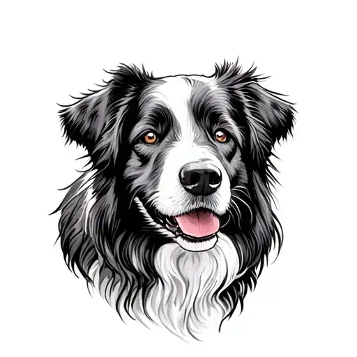 sheepdog tattoo design idea
