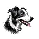 sheepdog tattoo design idea