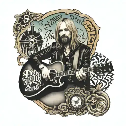 Tom Petty lyrics tattoo design idea
