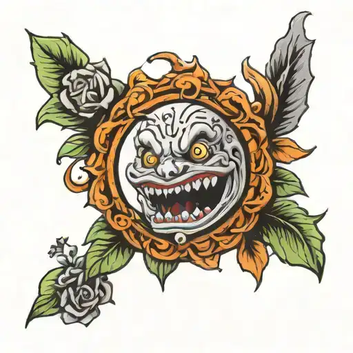life is absurd and everything is a joke tattoo design idea