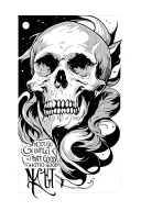 do not go gentle into that good night Rage tattoo design idea