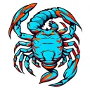 cancer scorpio capricon zodiac sign tattoo design idea