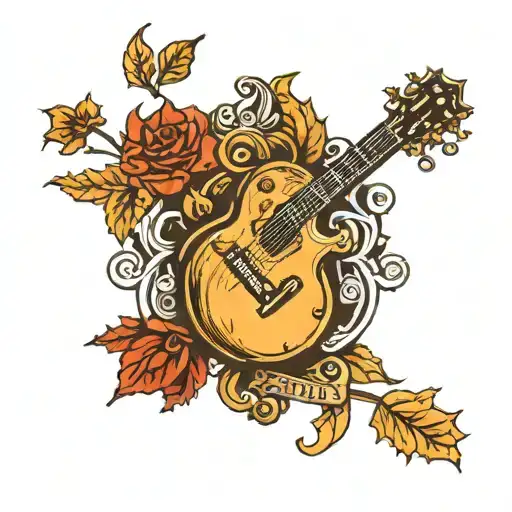 Jeff Buckley fall tattoo design idea