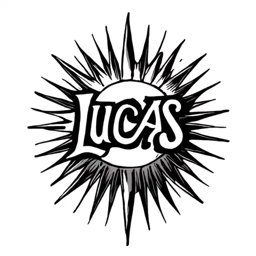 "L" Lucas "Argentina Sun tattoo design idea