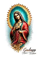 our Lady Guadalupe Mexican Cultural Tattoo tattoo design idea