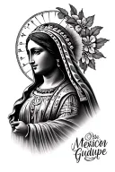 our Lady Guadalupe Mexican Cultural Tattoo tattoo design idea