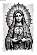 Virgin of Guadalupe tattoo design idea