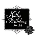 In memory of my mom but something cryptic and small. Her name was Kathy and her birthday was Jan 18.  tattoo design idea