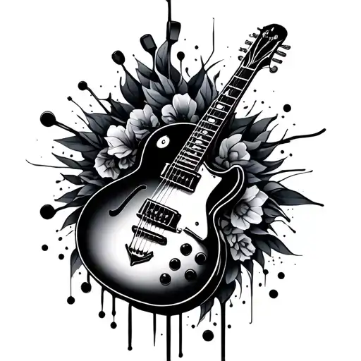 Music tattoo design idea