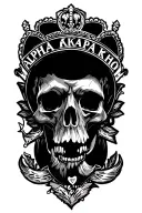 alpha kappa rho tattoo design idea