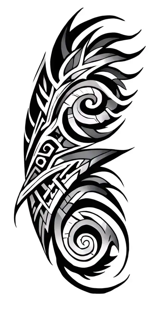 Nordic Tribal tattoo design idea