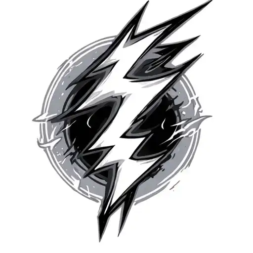 White Lightning tattoo design idea
